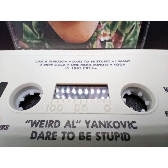 Weird Al Yankovic Dare To Be Stupid Cassette Tape Vintage 1985 CBS Records - Picture 7 of 16